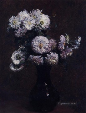  floral Pintura - Crisantemos pintor Henri Fantin Latour floral